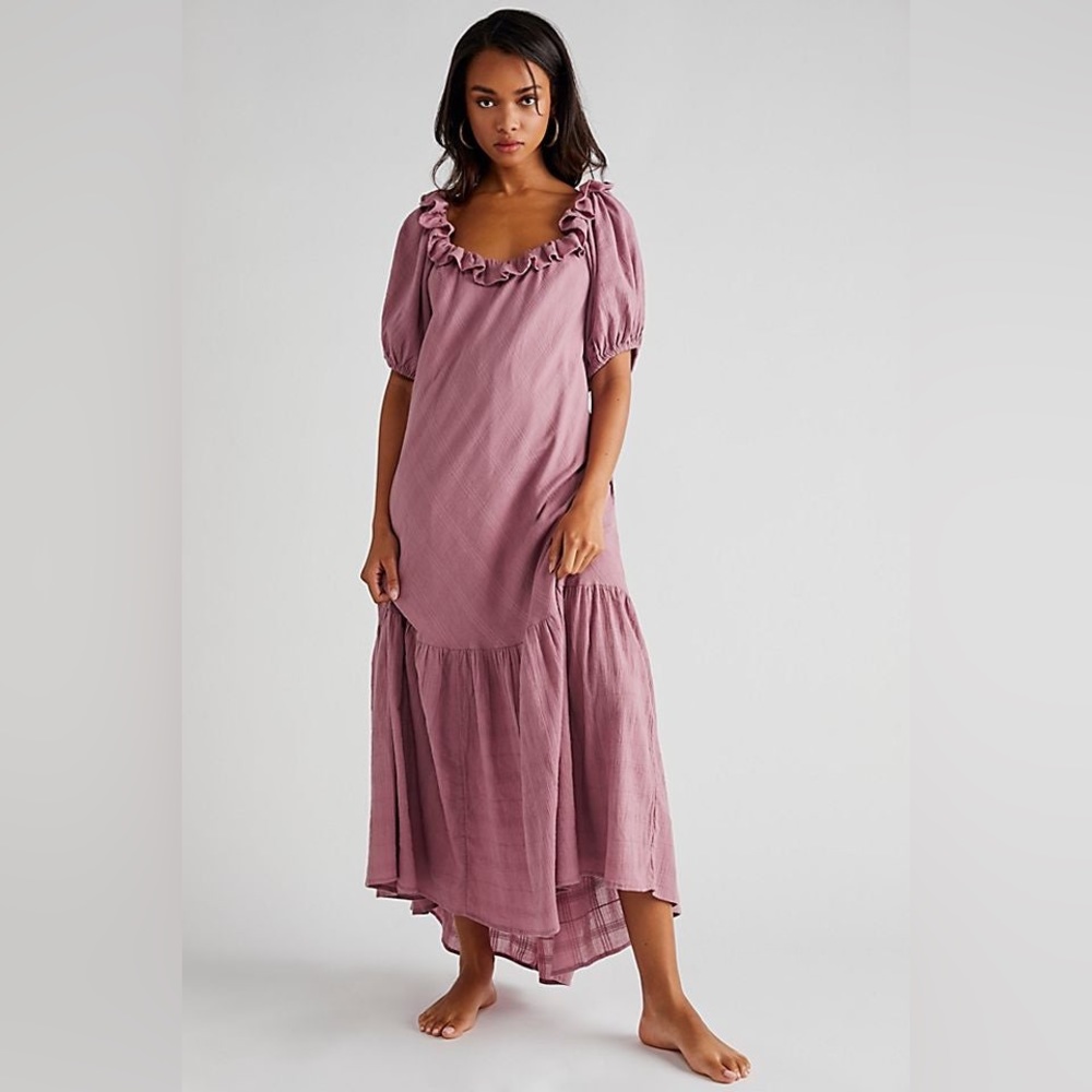 NWT Free People Kaylyn Midi Dress Size Large Z158